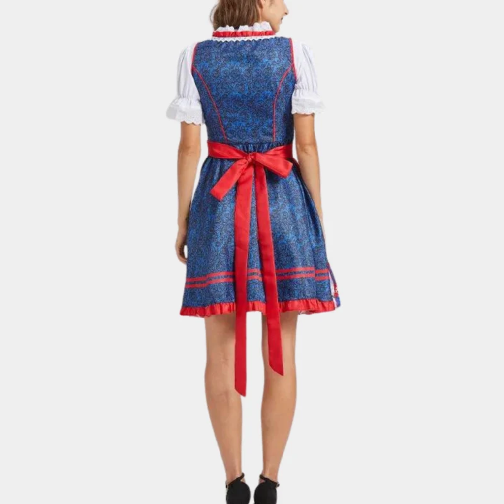 Hannah | Damen Blaues Dirndl Oktoberfest Kleid