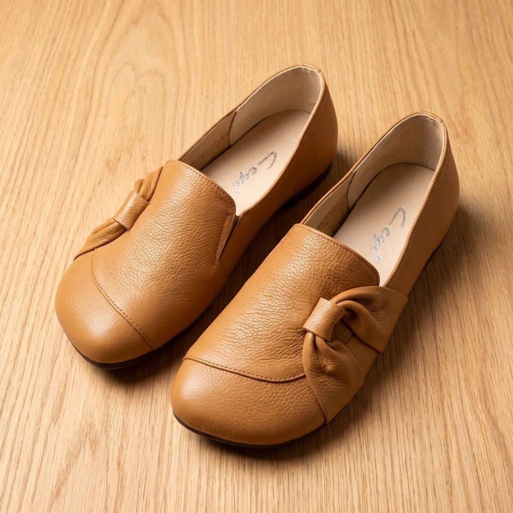 Helene | Damen Schuhe mit orthopädischem Design und Schleifen Detail