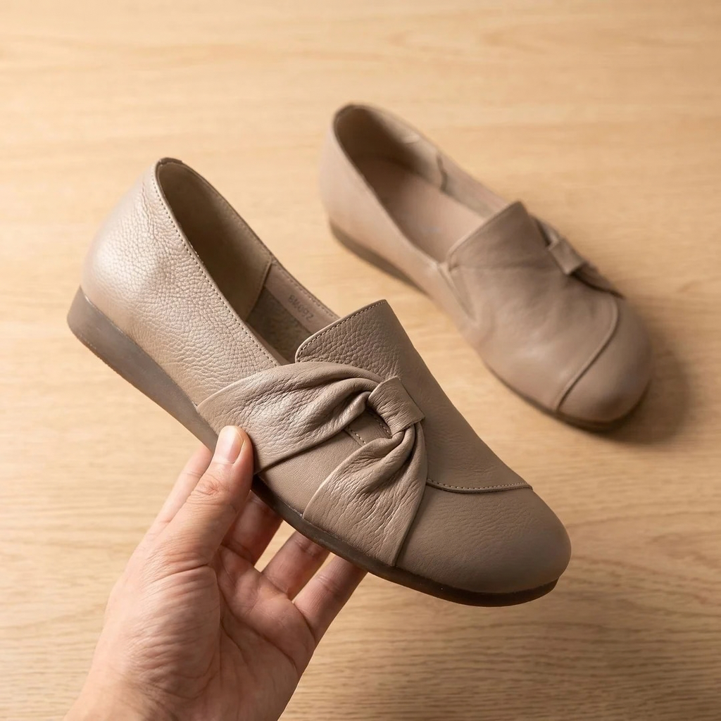 Helene | Damen Schuhe mit orthopädischem Design und Schleifen Detail