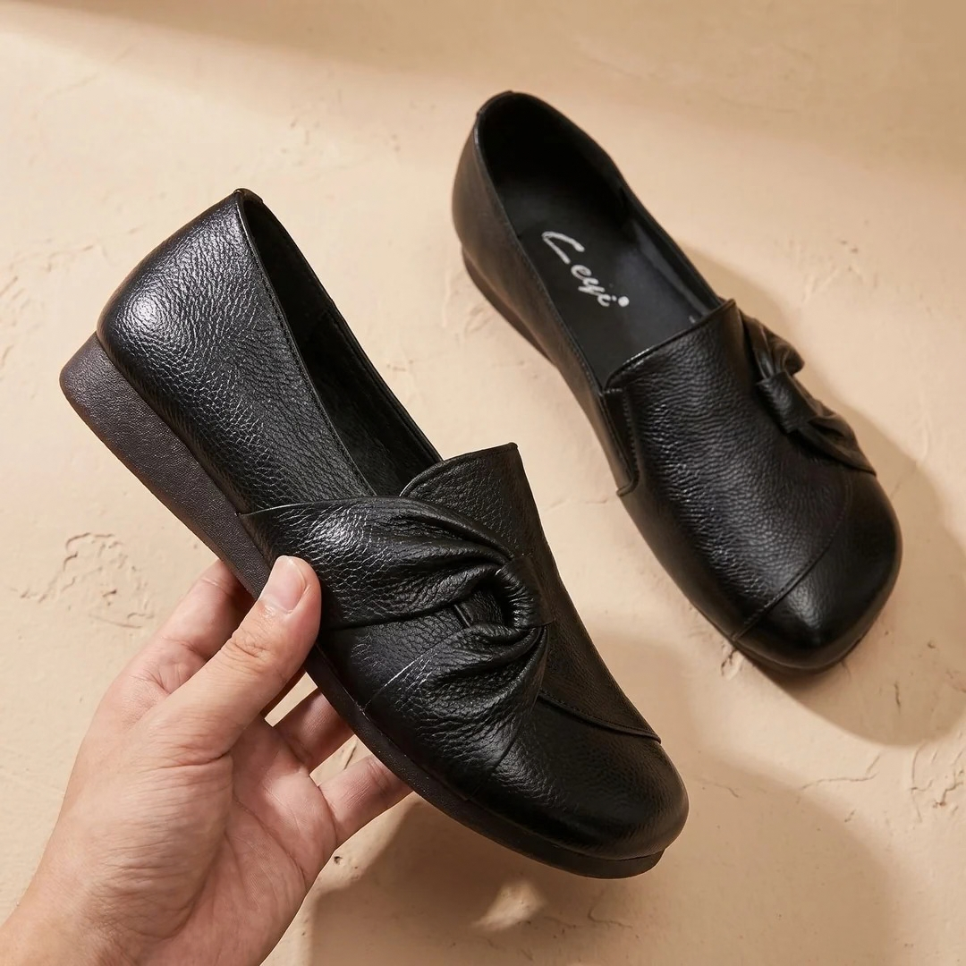 Helene | Damen Schuhe mit orthopädischem Design und Schleifen Detail