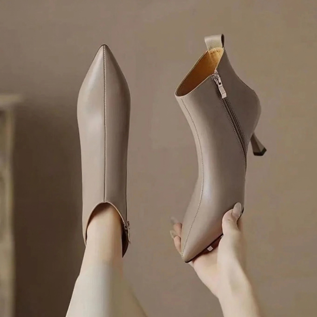 Johanna | Damen Stiefeletten mit Absatz und spitzer Form