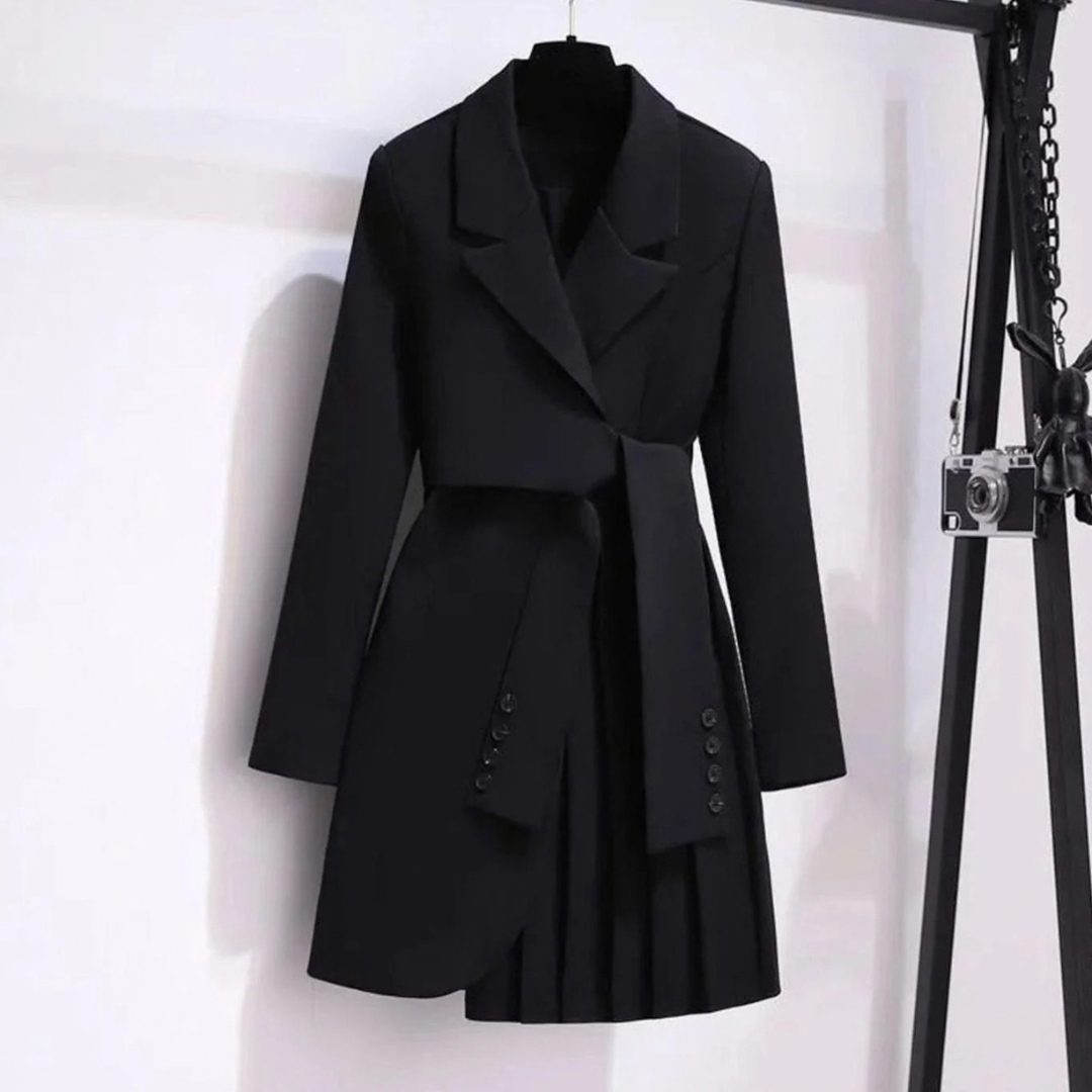 Kirsten | Damen Blazer mit Gürtel und Knöpfen
