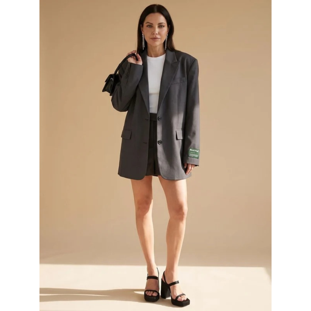 Levia | Damen Blazer mit Revers und Schnitt