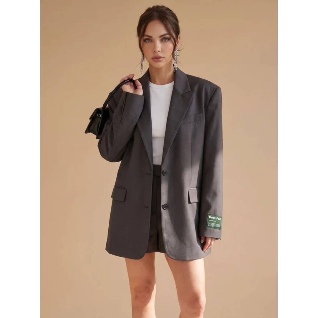 Levia | Damen Blazer mit Revers und Schnitt
