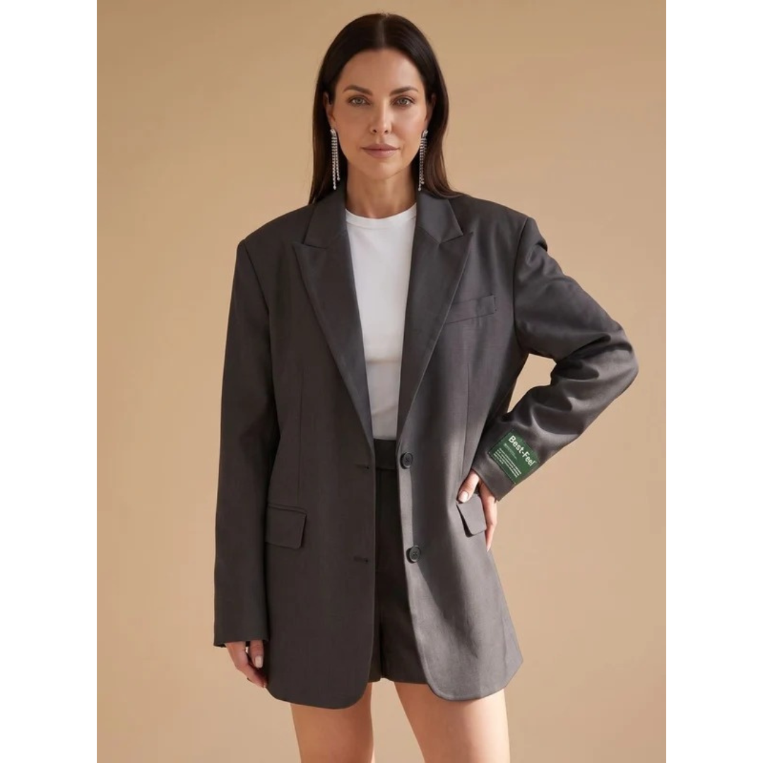 Levia | Damen Blazer mit Revers und Schnitt