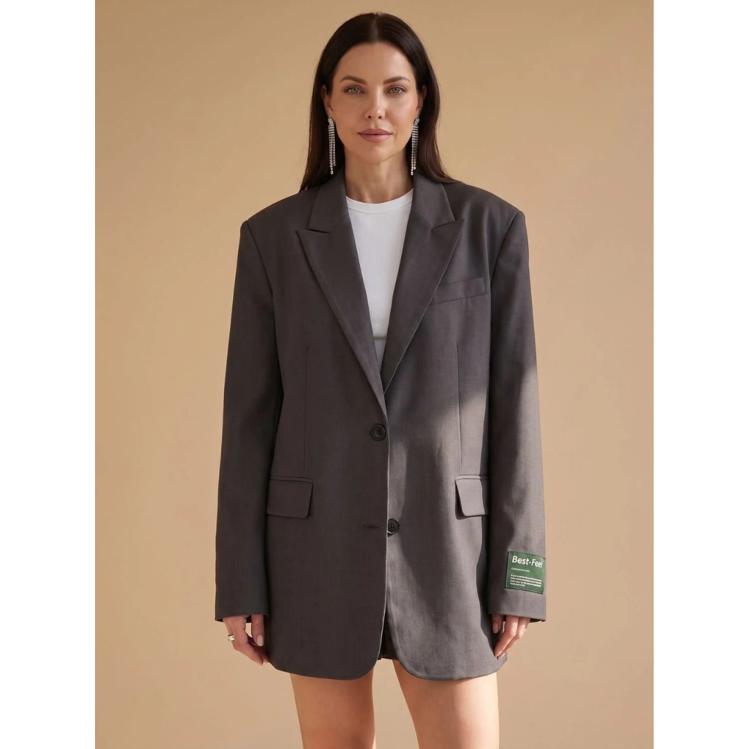 Levia | Damen Blazer mit Revers und Schnitt