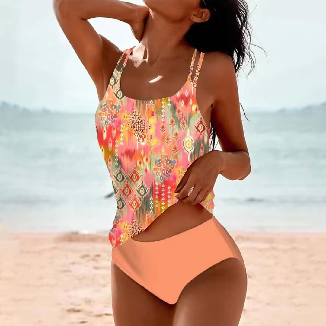 Lieselotte | Damen Tankini Set mit Print für warme Tage