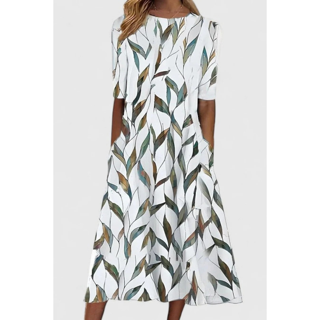 Margot | Damen Abendkleid mit Blumenmuster