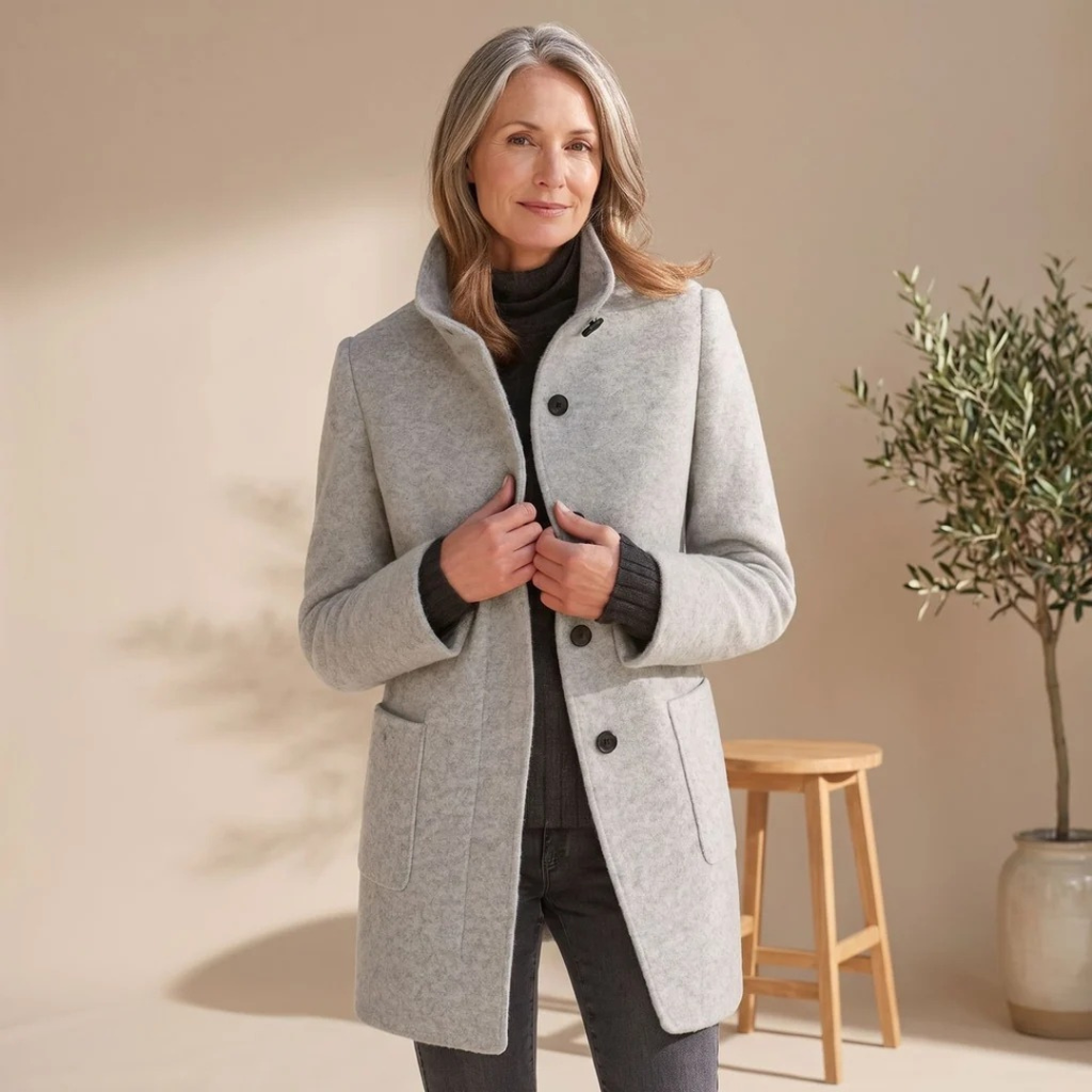 Marianne | Damen Winterjacke mit Stehkragen