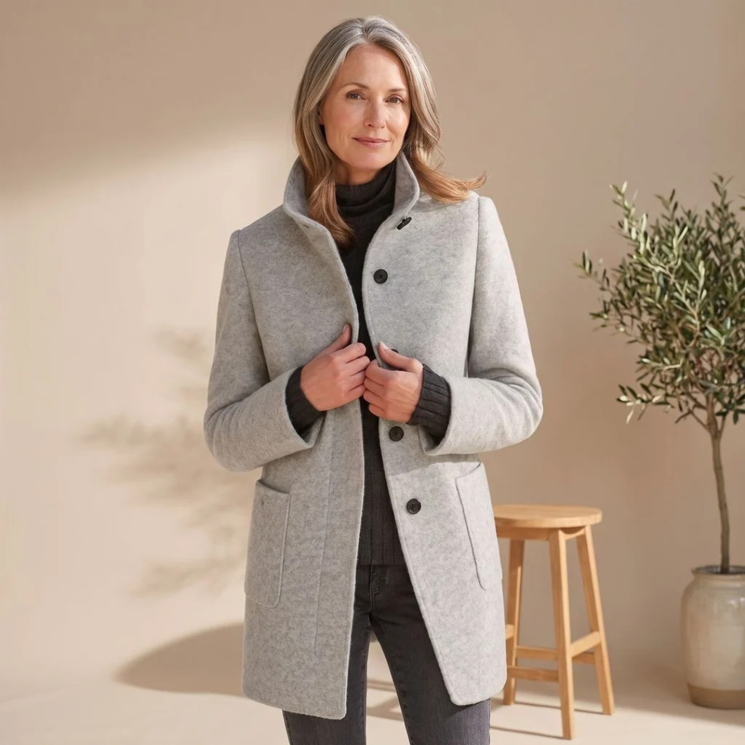 Marianne | Damen Winterjacke mit Stehkragen