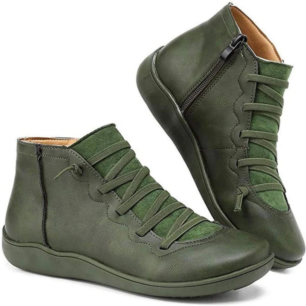 Marissa | Damen Orthopädische Stiefeletten mit Reißverschluss und Freizeit Design