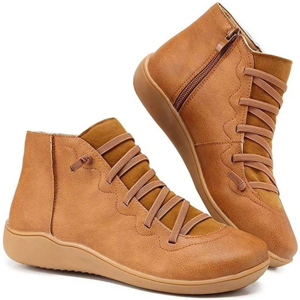 Marissa | Damen Orthopädische Stiefeletten mit Reißverschluss und Freizeit Design