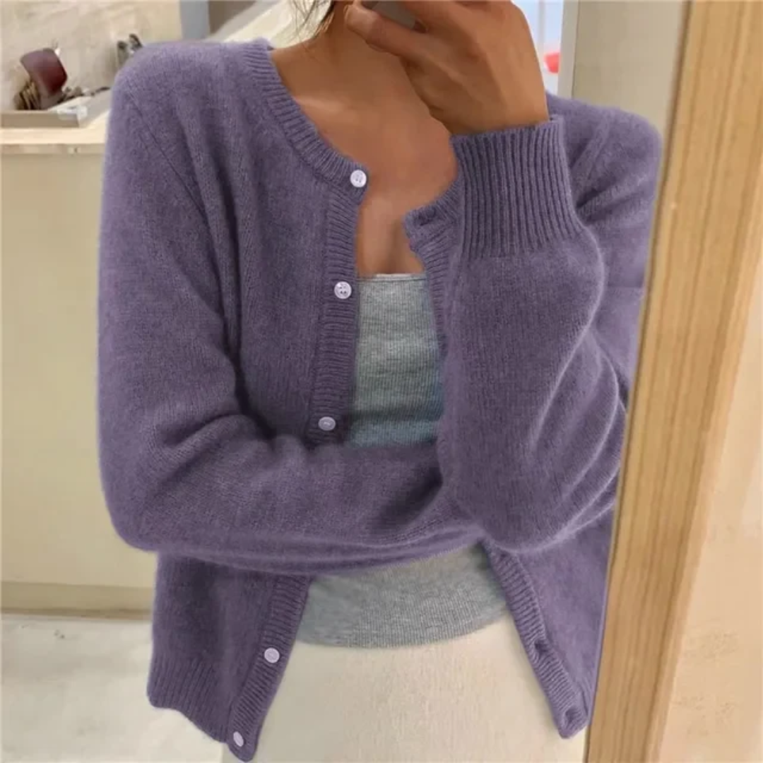 Marlene | Damen Strickjacke für Alltag und Freizeit