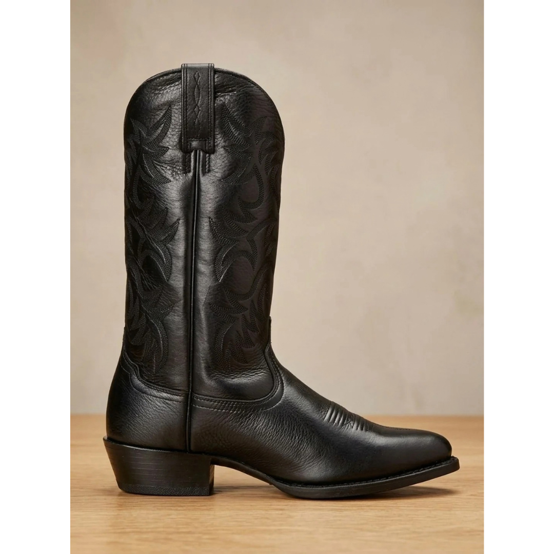 Rosalinde | Damen Western Stiefel mit Stickerei und Absatz