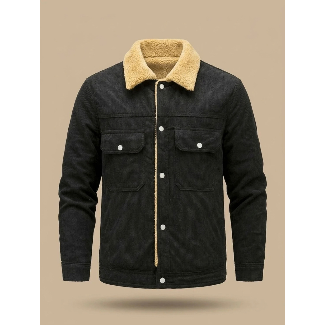 Sebastian | Herren Winterjacke mit Kragen und Taschen