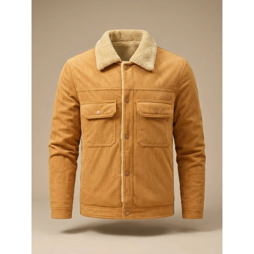 Sebastian | Herren Winterjacke mit Kragen und Taschen