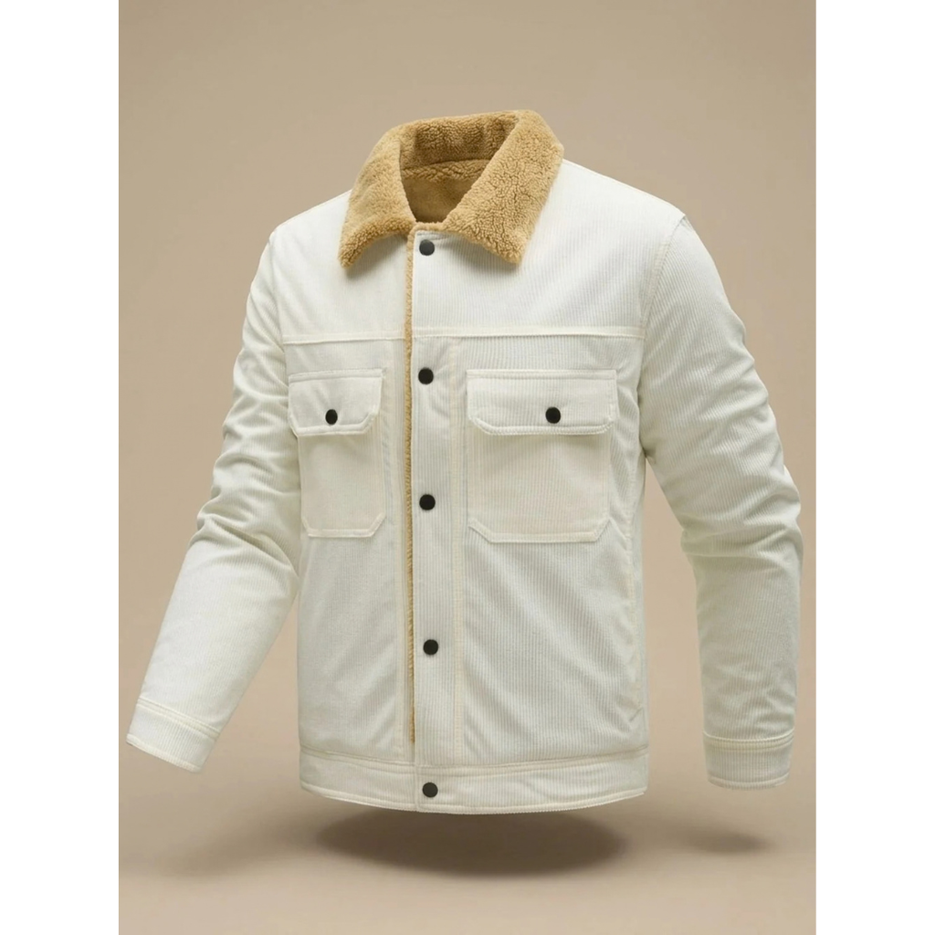 Sebastian | Herren Winterjacke mit Kragen und Taschen