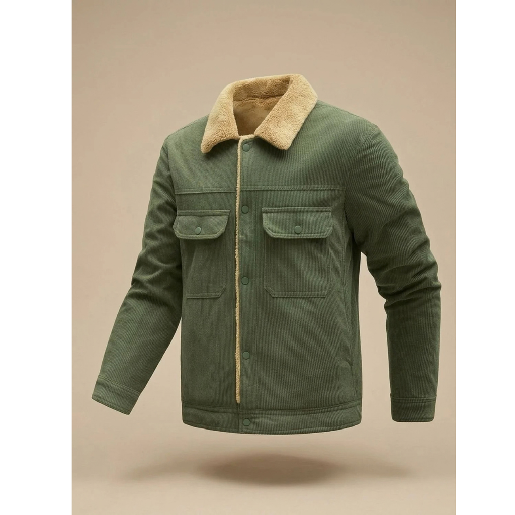 Sebastian | Herren Winterjacke mit Kragen und Taschen