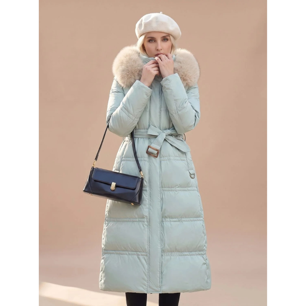 Serafina | Damen Puffer Winterjacke mit Kapuze und Wärme Begleiter