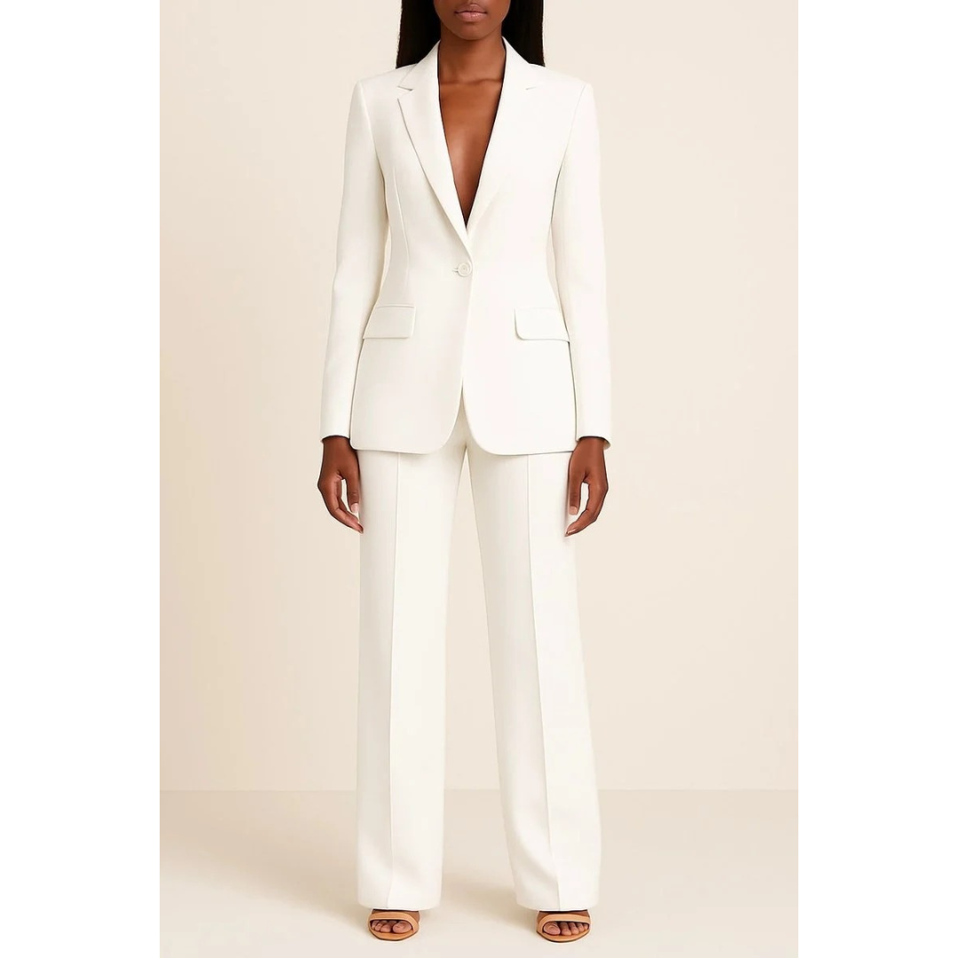 Sigrid | Damen Stilvoller Blazer Hosenanzug