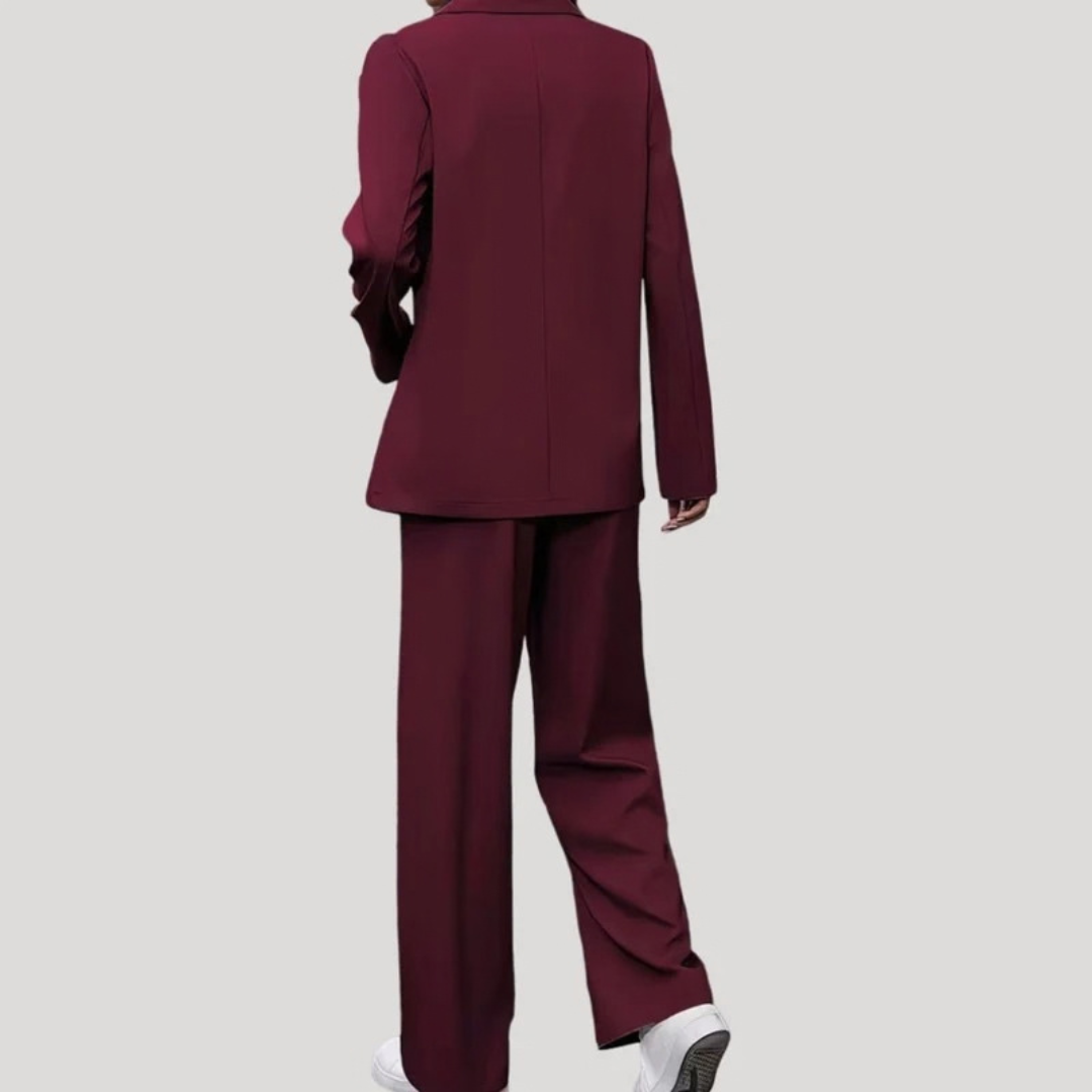 Valeria | Damen Hosenanzug mit Blazer und weiter Schnitt
