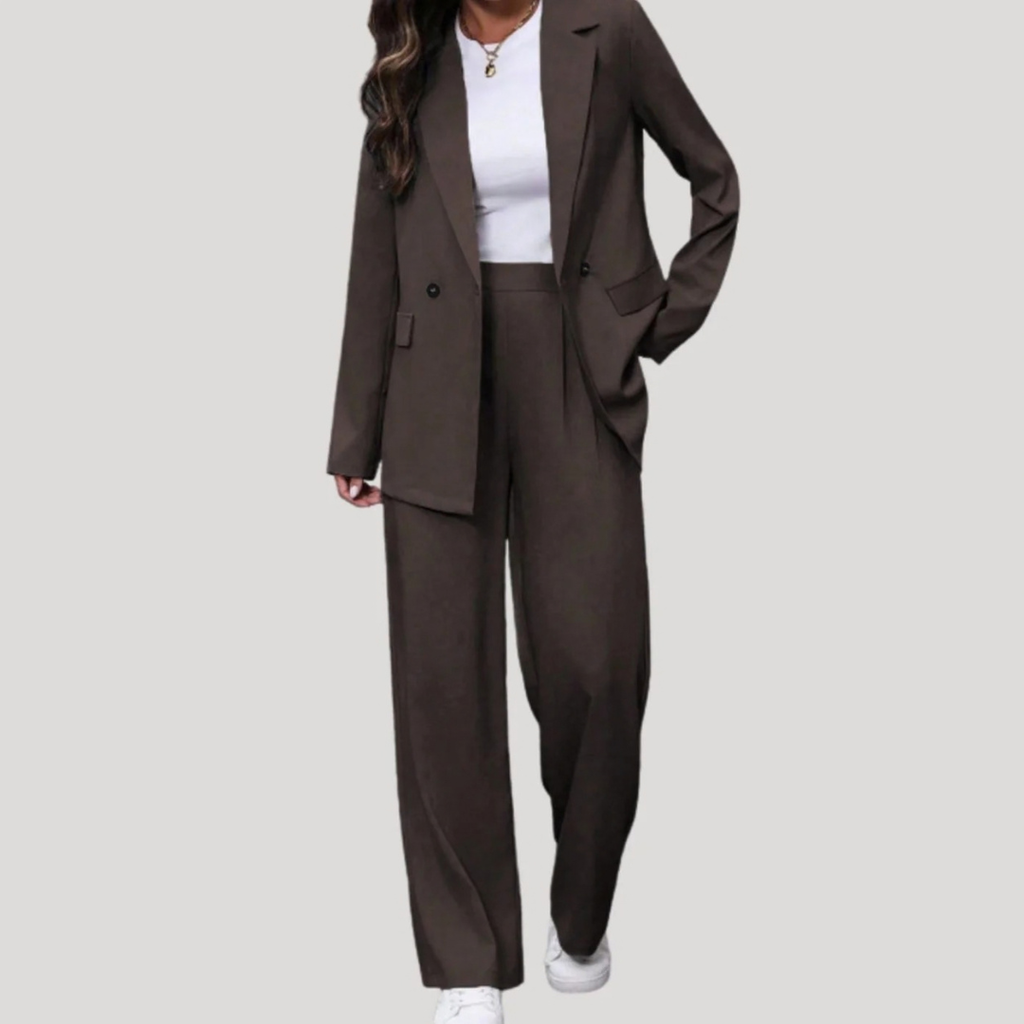 Valeria | Damen Hosenanzug mit Blazer und weiter Schnitt