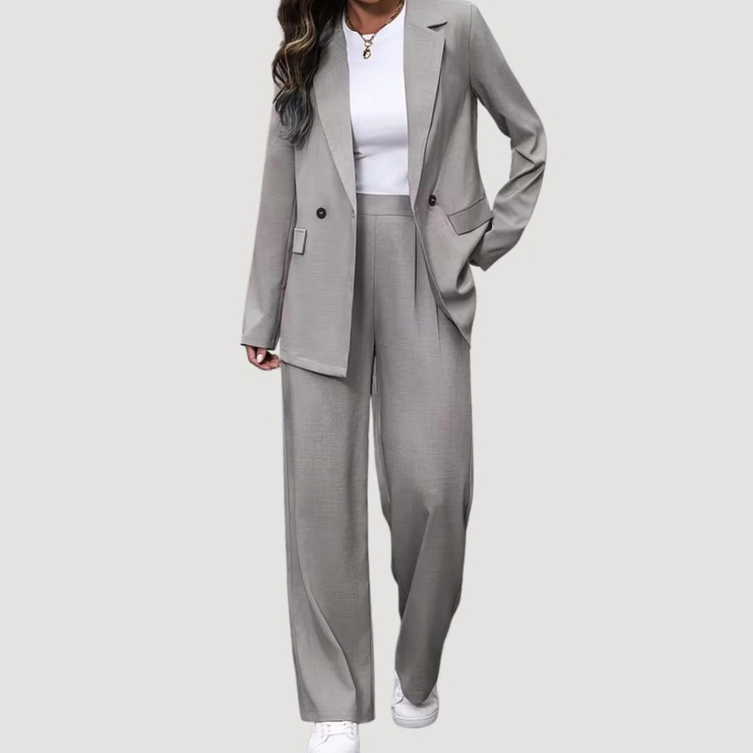 Valeria | Damen Hosenanzug mit Blazer und weiter Schnitt