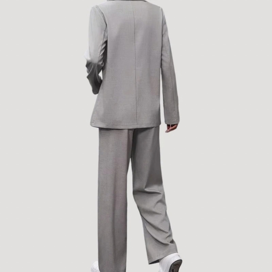 Valeria | Damen Hosenanzug mit Blazer und weiter Schnitt