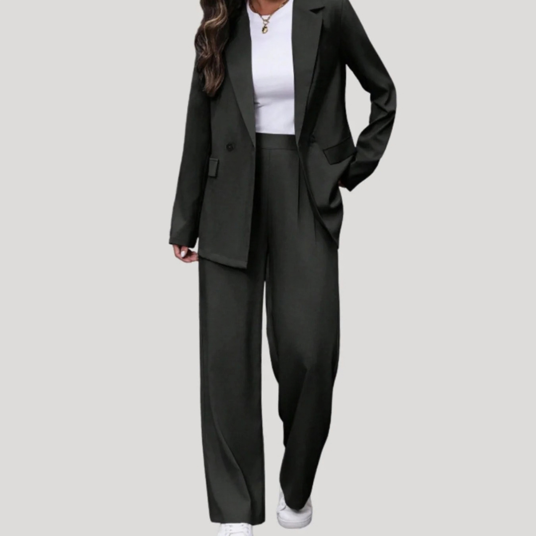 Valeria | Damen Hosenanzug mit Blazer und weiter Schnitt