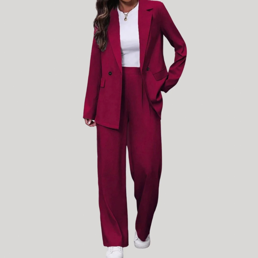 Valeria | Damen Hosenanzug mit Blazer und weiter Schnitt