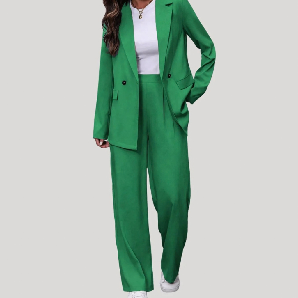Valeria | Damen Hosenanzug mit Blazer und weiter Schnitt