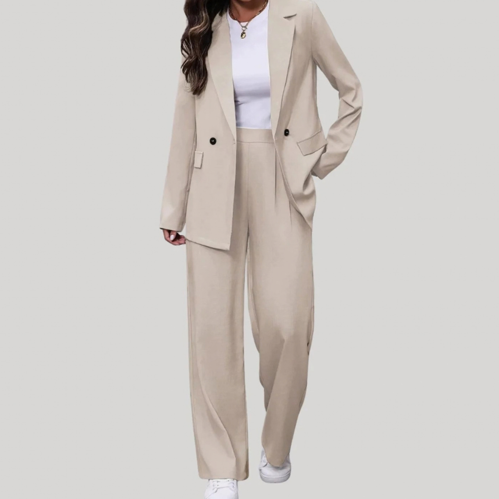 Valeria | Damen Hosenanzug mit Blazer und weiter Schnitt