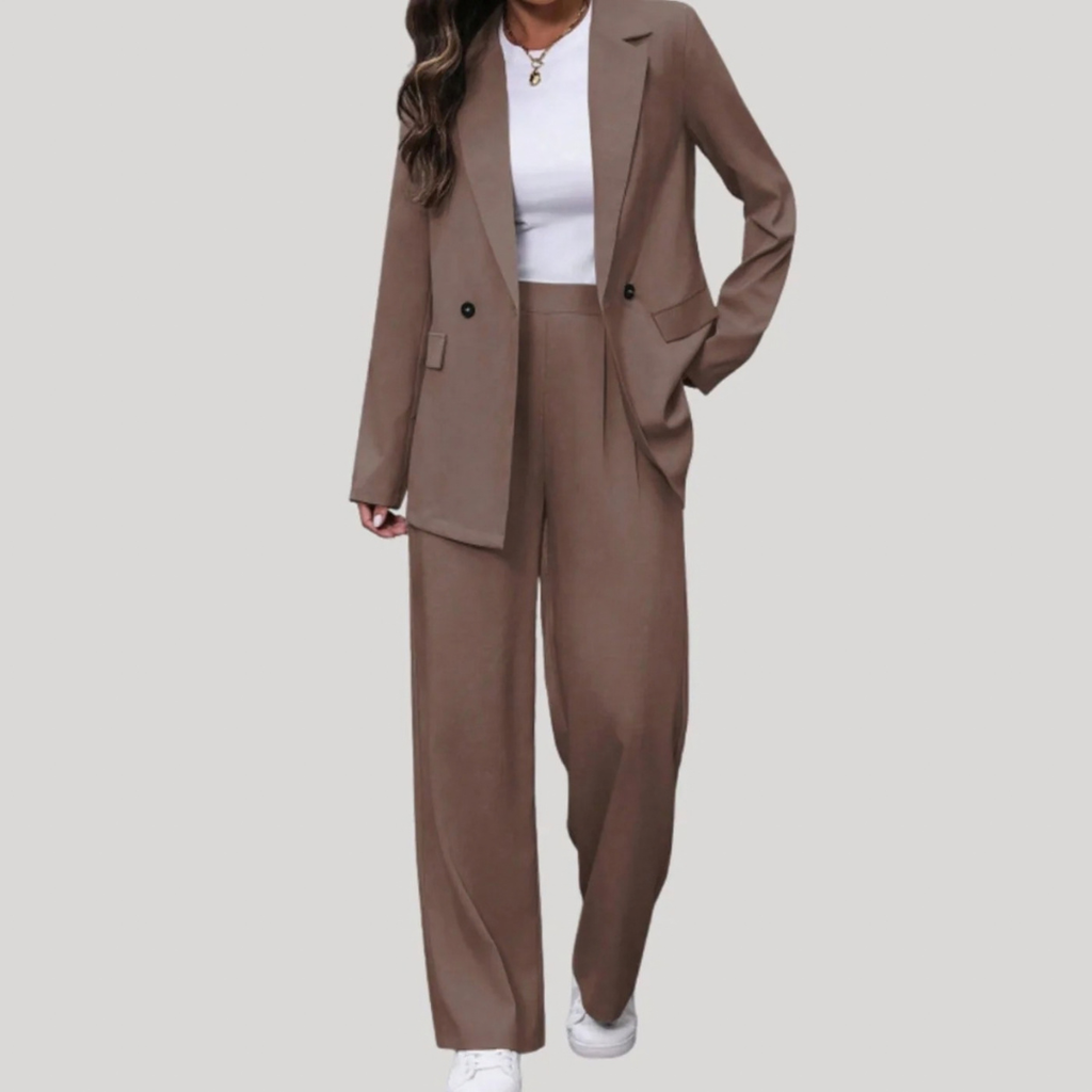 Valeria | Damen Hosenanzug mit Blazer und weiter Schnitt
