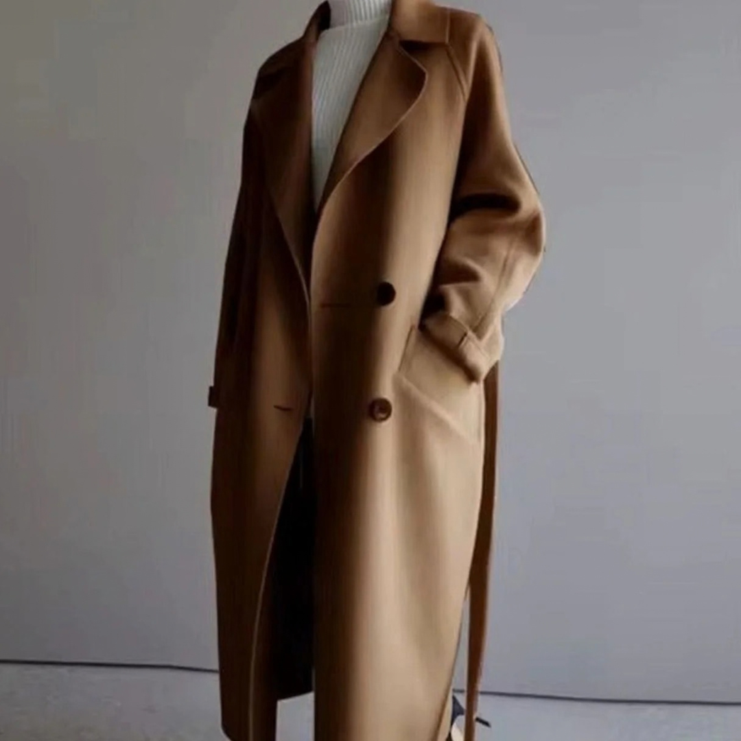 Wilhelmine | Damen Winter jacke mit Kragen und langem Design