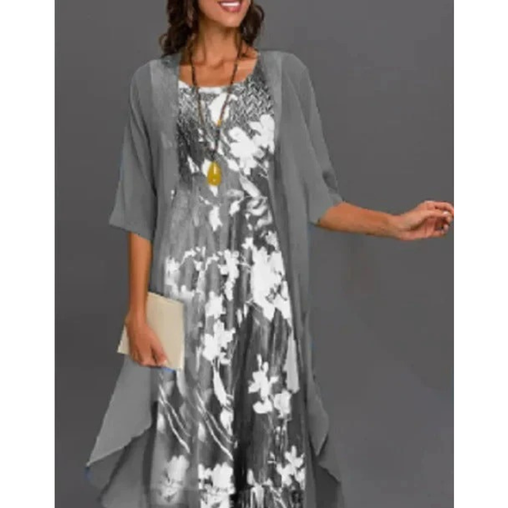 Aada | Damen Sommer Zweiteiler Mit Blumenmuster
