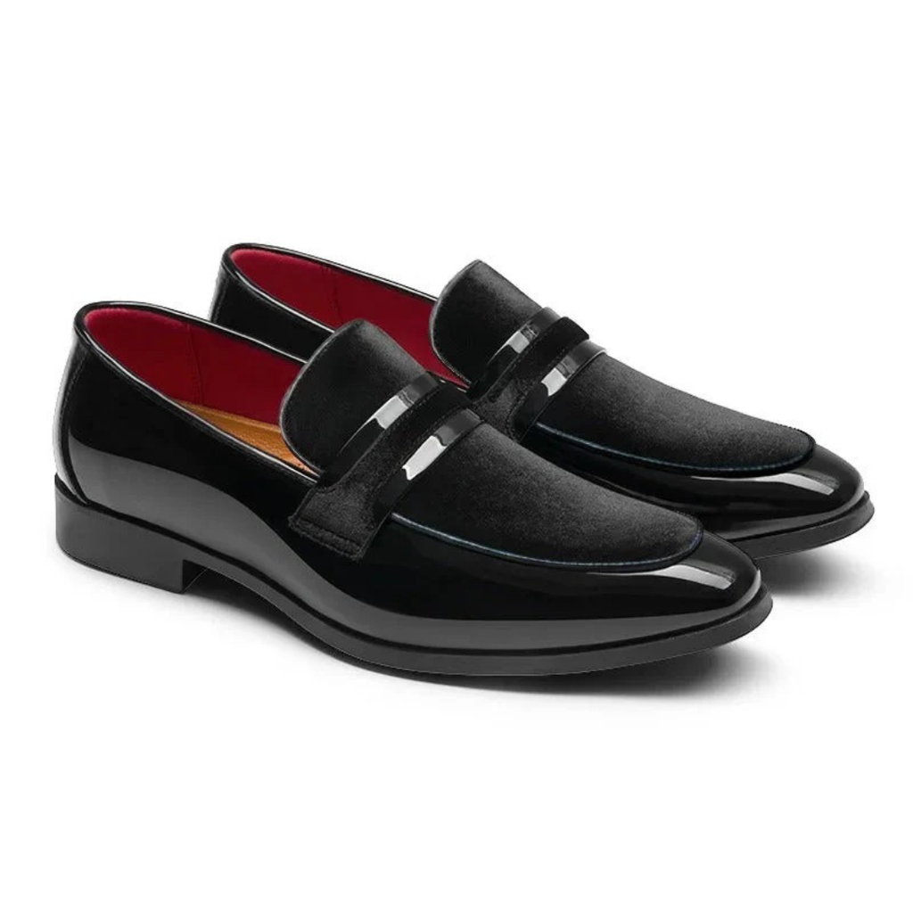 Aaron | Komfortable Herren Loafer mit Veloursleder Details