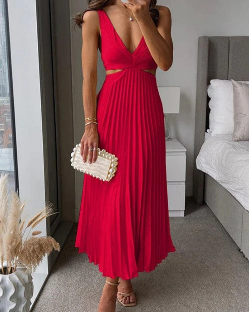 Abendkleid Damen elegantes Midikleid | Kleid Hochzeitsgast