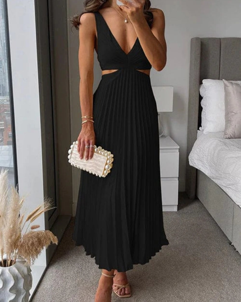 Abendkleid Damen elegantes Midikleid | Kleid Hochzeitsgast