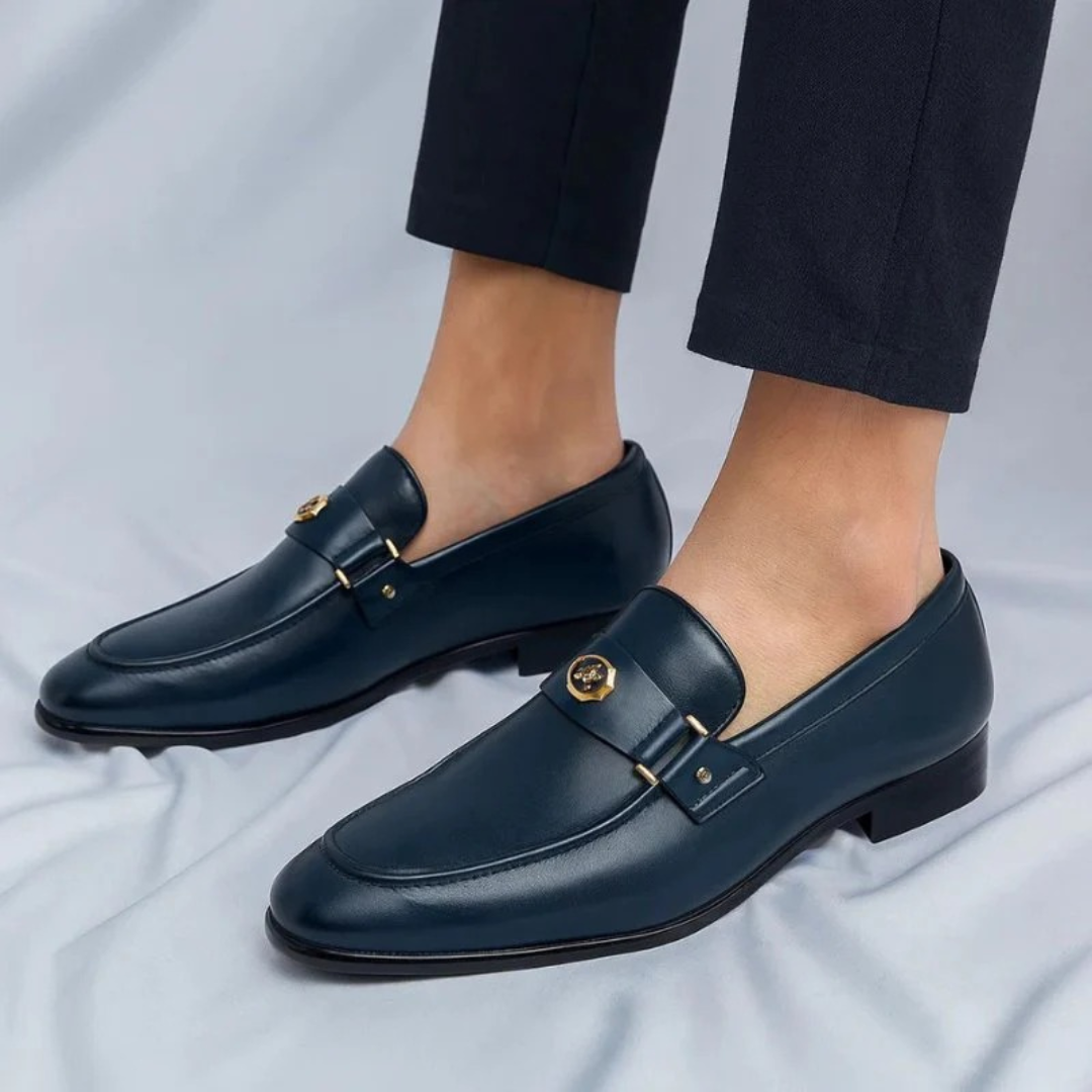 Adam | Herren Elegante Leder Loafer