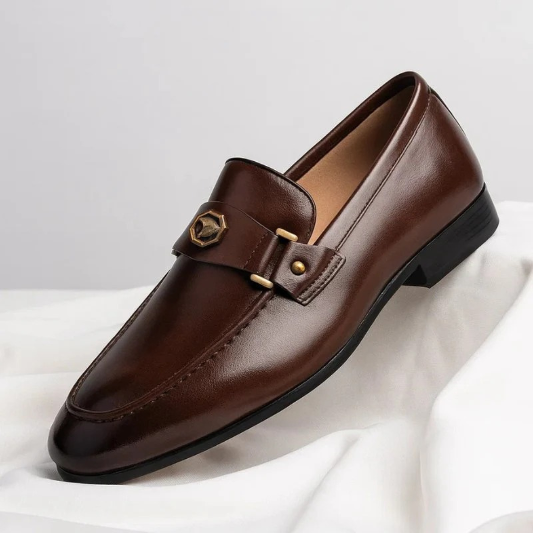 Adam | Herren Elegante Leder Loafer