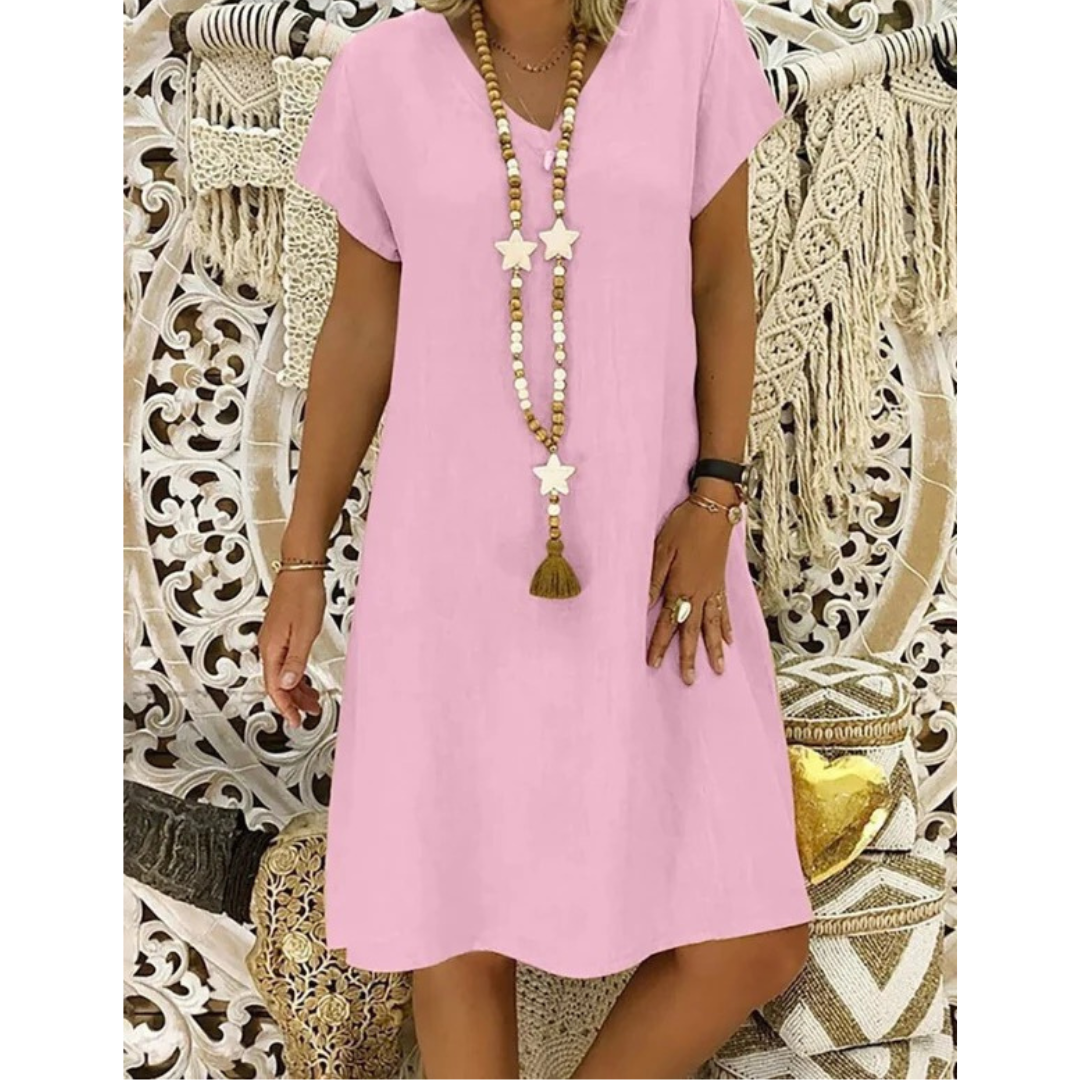 Adelaide | Damen Sommerkleid aus Leinen