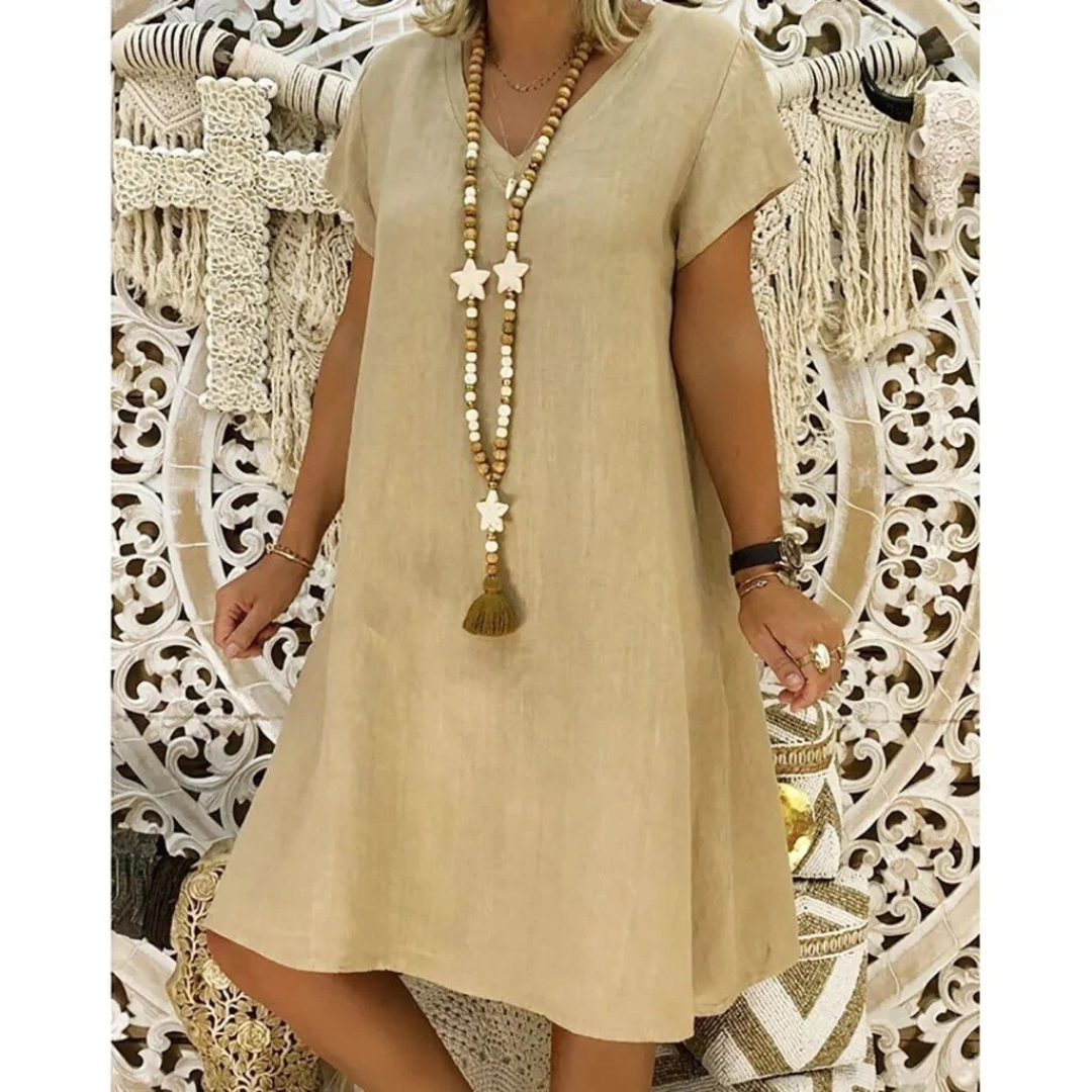 Adelaide | Damen Sommerkleid aus Leinen