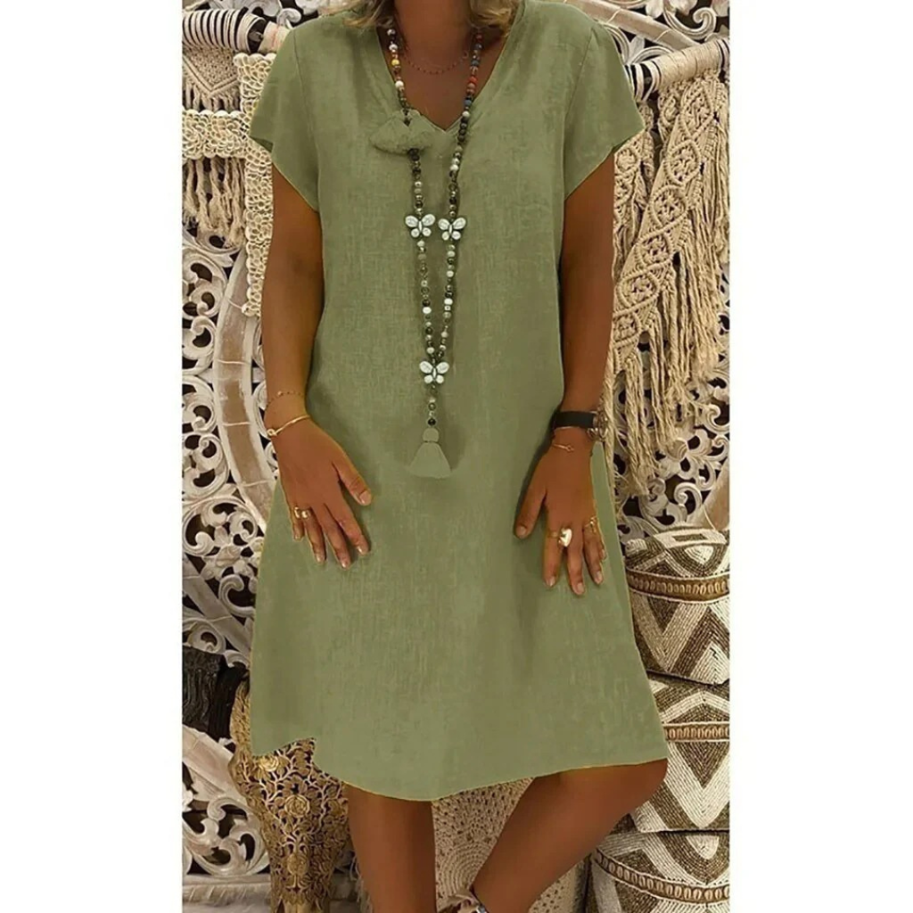 Adelaide | Damen Sommerkleid aus Leinen