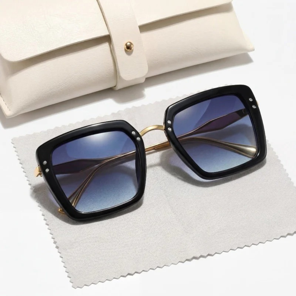 Adelheid | Damen Moderne Sonnenbrille Eckig Quadratisch