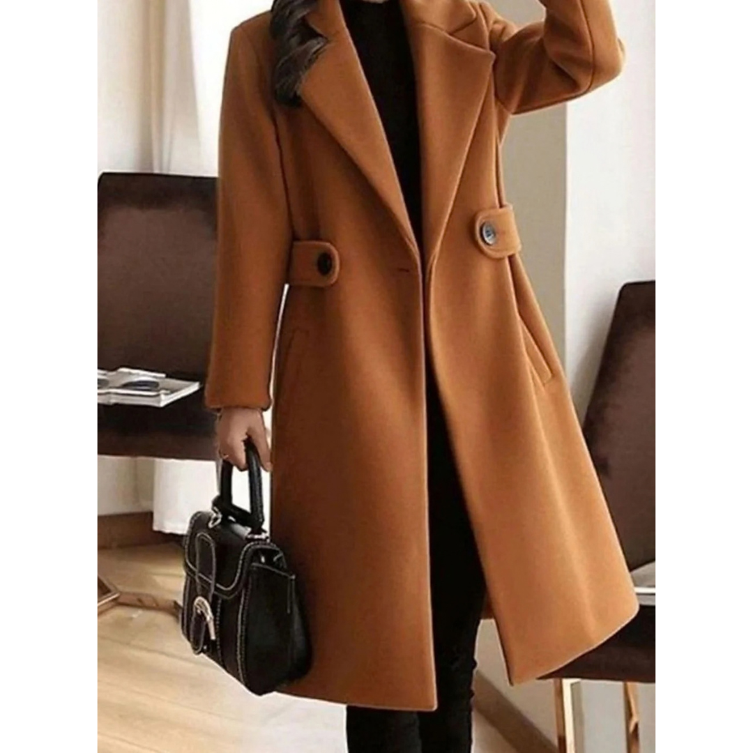 Adriana | Damen Winterjacke mit langem Design und Gürtel