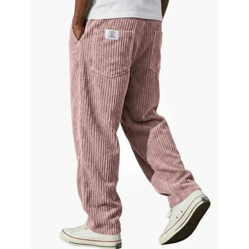 Albrecht | Herren Cord Hose mit Weitem Schnitt und Gerader Form