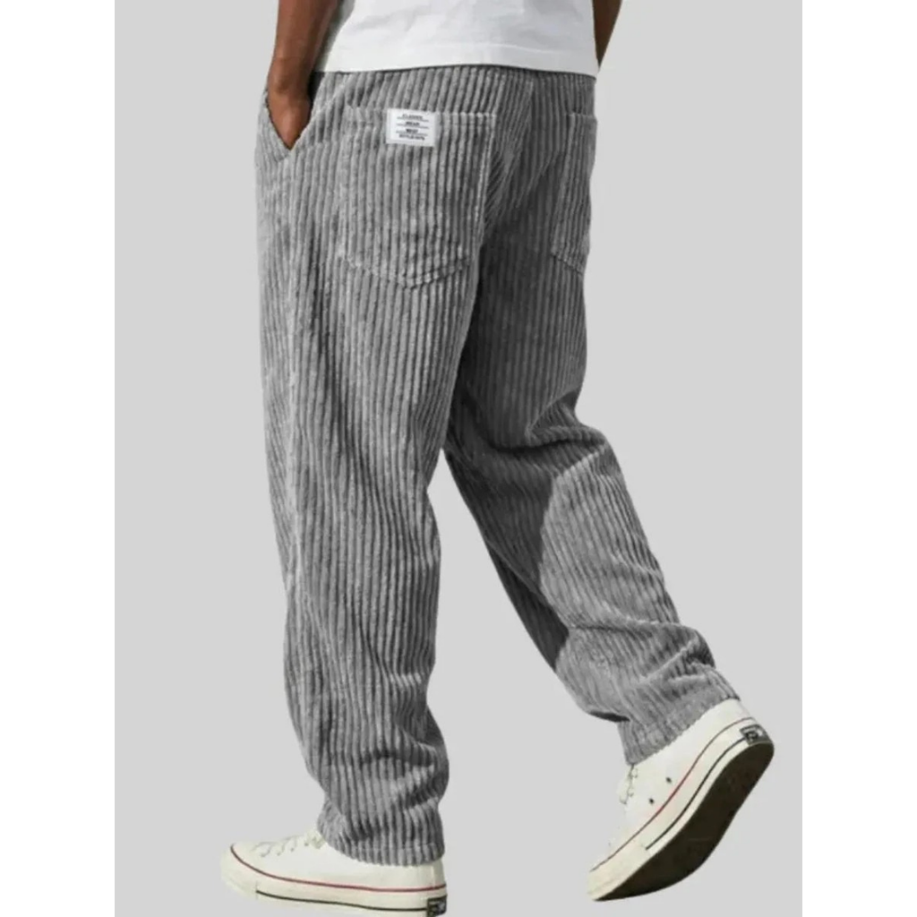 Albrecht | Herren Cord Hose mit Weitem Schnitt und Gerader Form