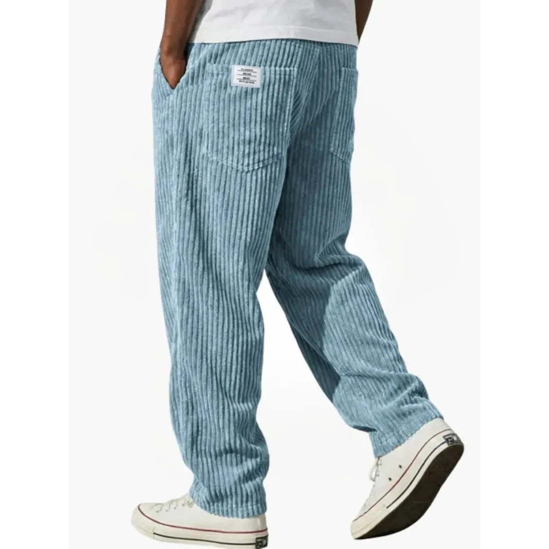 Albrecht | Herren Cord Hose mit Weitem Schnitt und Gerader Form