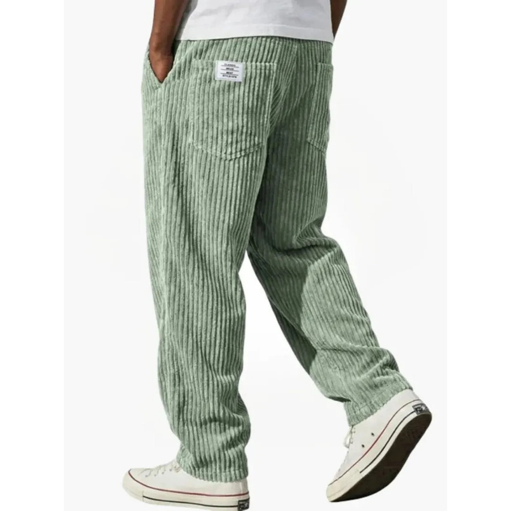 Albrecht | Herren Cord Hose mit Weitem Schnitt und Gerader Form