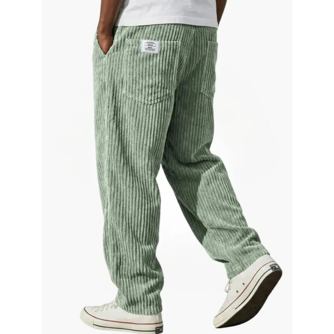Albrecht | Herren Cord Hose mit Weitem Schnitt und Gerader Form